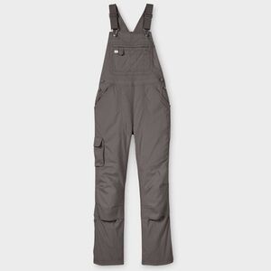 NWT Duluth Trading Co. Women's Heirloom Gardening Bib Overalls Utility Gray S/29